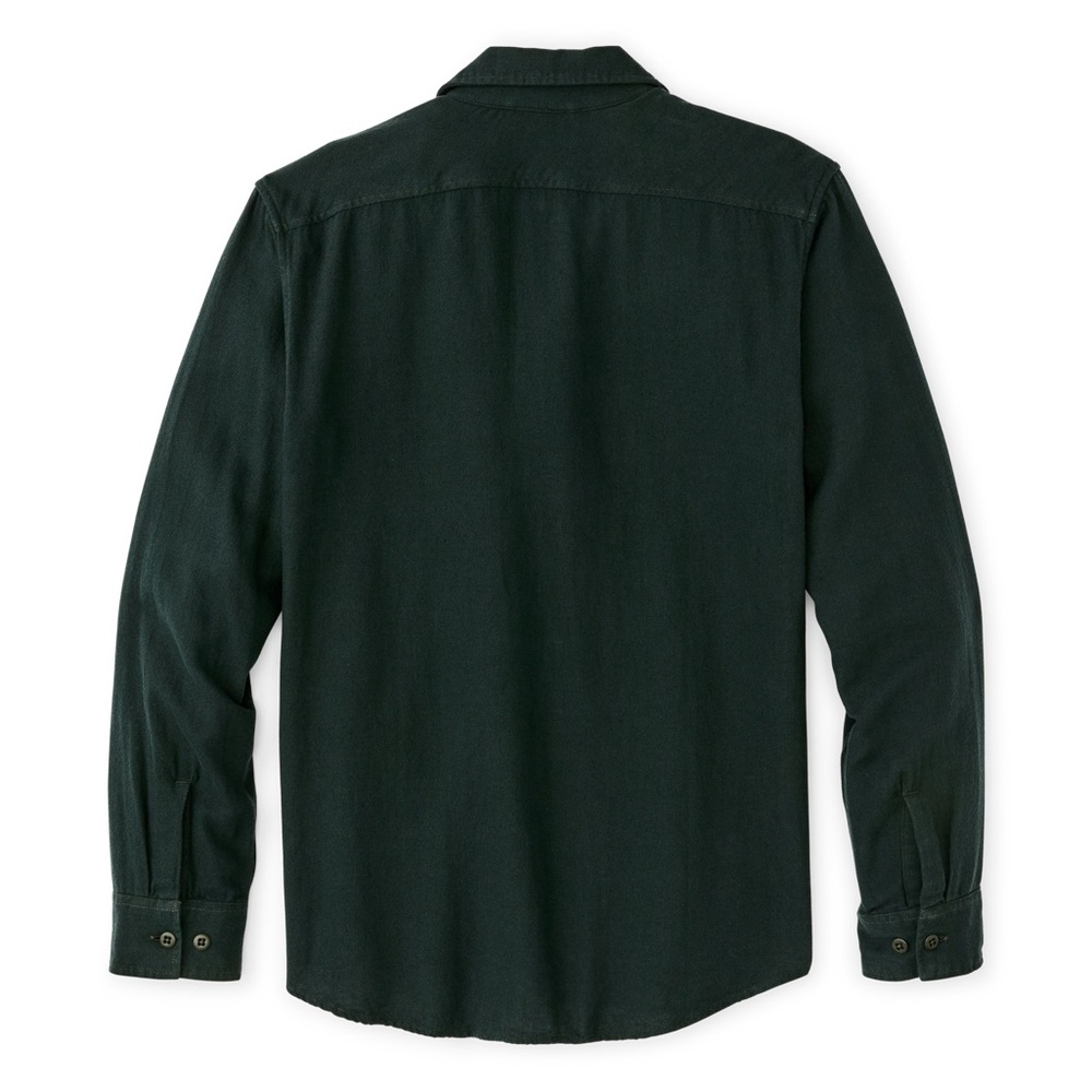 Filson The Rangeland Flannel Shirt in Forest Green - Picture 2 of 4